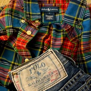 Boys size 7-8 polo bundle outfit